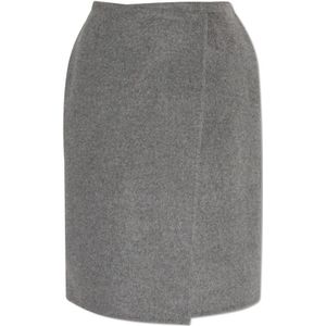 Birgitte Herskind, Rokken, Dames, Grijs, S, Wol, Macha Rok