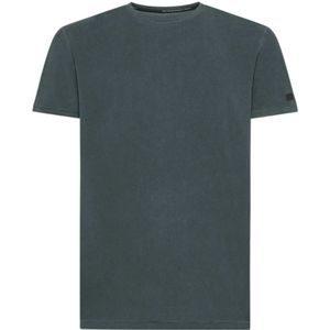 Rrd, Tops, Heren, Blauw, 2Xl, Zwarte Polo Shirt Techno Wash Piquè