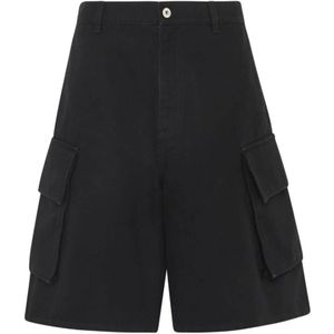 JW Anderson, Korte broeken, Heren, Zwart, L, Cargo Shorts