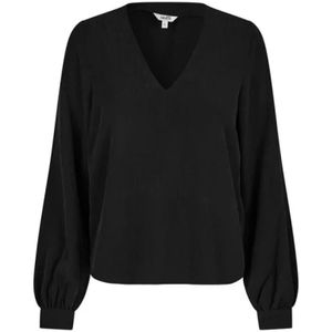 mbyM, Blouses & Shirts, Dames, Zwart, XS, Polyester, Zwarte Bimala-M Blouse