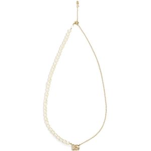 Dolce & Gabbana, Accessoires, Dames, Geel, ONE Size, Gouden Bijoux Ketting
