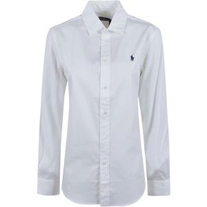 Ralph Lauren, Blouses & Shirts, Dames, Wit, L, Katoen, Knopen Voor Shirt