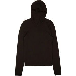 Bottega Veneta, Sweatshirts & Hoodies, Heren, Zwart, S, Kasjmier, Lichtgewicht Cashmere Trui voor Heren