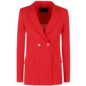 Seventy, Jassen, Dames, Rood, L, Technische Mesh Jas