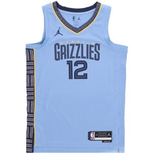 Jordan, Sport, Heren, Blauw, 2Xl, Polyester, Memphis Grizzlies Basketball Tanktop