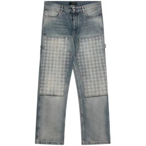 Amiri, Jeans, Heren, Blauw, W32, Denim, Regular Fit Denim Jeans