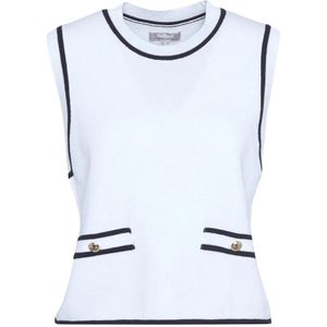 Barbour, Tops, Dames, Wit, L, Katoen, Katoenen Sweatshirts & Hoodies