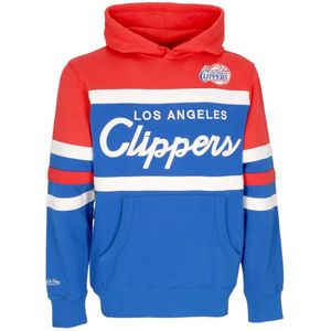 Mitchell & Ness, Sweatshirts & Hoodies, Heren, Veelkleurig, S, Katoen, NBA Head Coach Hoodie Loscli Original