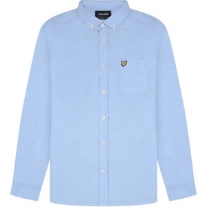 Lyle & Scott, Overhemden, Heren, Blauw, XS, Katoen, Casual overhemd