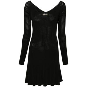 Jacquemus, Kleedjes, Dames, Zwart, XS, La Mini Robe Pralu