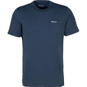 Barbour, Tops, Heren, Blauw, 3Xl, Katoen, Katoenen T-shirt in Navy Blue