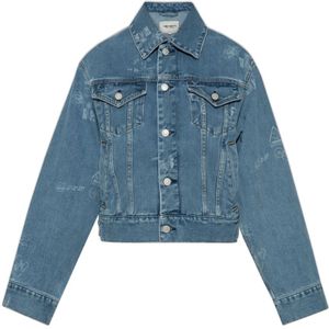 Carhartt Wip, Jassen, Dames, Blauw, M, Denim, Denim Jacket