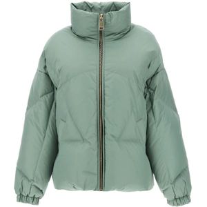Khrisjoy, Jassen, Dames, Groen, S, Wol, Stijlvolle Winterjas