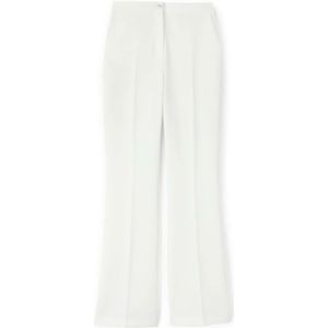Motivi, Broeken, Dames, Wit, 2Xl, Palazzo-broek met vouw