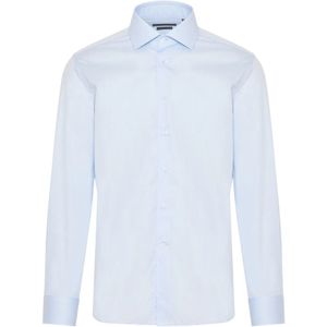 Corneliani, Overhemden, Heren, Blauw, 3Xl, Katoen, Katoenen Overhemd, Kreukvrij, Gemaakt in Italië