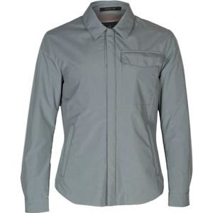 Montecore, Overhemden, Heren, Grijs, L, Polyester, Lichtgewicht Puffer Overhemd Slim Fit