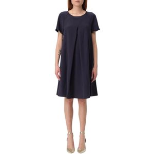 Emporio Armani, Kleedjes, Dames, Blauw, S, Blauwe Jurken voor Vrouwen