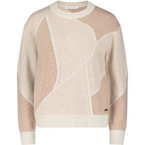 Betty & Co, Truien, Dames, Veelkleurig, L, Intarsia Gebreide Trui
