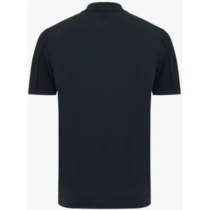Genti, Overhemden, Heren, Blauw, M, Cool Dry Shirt met 8 Knopen