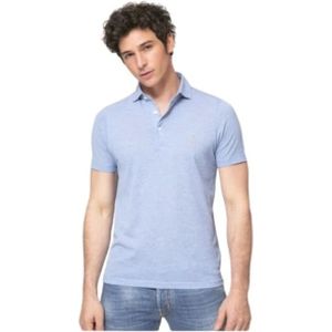 Gran Sasso, Tops, Heren, Blauw, L, Katoen, Poloshirt