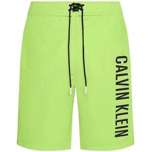 Calvin Klein, Badkleding, Heren, Groen, M, Polyester, Lime Green Swimwear Boardshorts