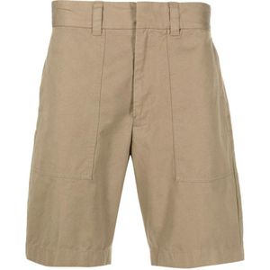 Vince, Korte broeken, Heren, Bruin, W33, Katoen, Casual Bruine Katoenen Shorts