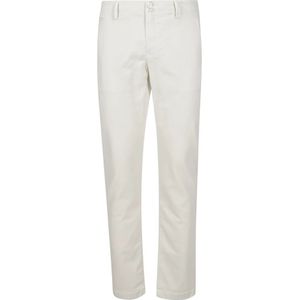 Jacob Cohën, Broeken, Heren, Beige, W36, Katoen, Slim Fit Twill Broek