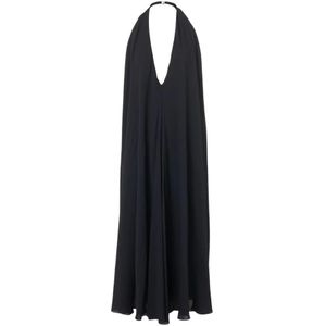 Jacquemus, Kleedjes, Dames, Blauw, XS, Donkerblauwe Norma Jurk