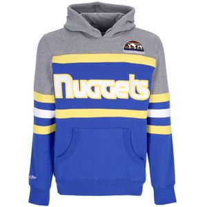 Mitchell & Ness, Sweatshirts & Hoodies, Heren, Veelkleurig, S, Katoen, Denver Nuggets NBA Hoodie