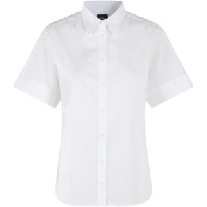Fay, Blouses & Shirts, Dames, Wit, M, Katoen, Casual Katoenen Shirt
