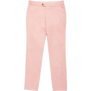 Brooks Brothers, Broeken, Heren, Blauw, W34, Katoen, Stretch Katoenen Chino`s