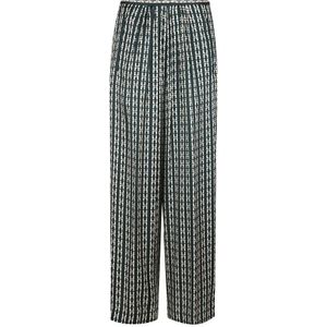 Forte Forte, Broeken, Dames, Groen, M, Groene Broek Verhoog Garderobe Stijlvolle Uitjes