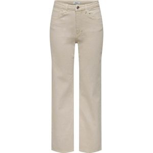 Only, Jeans, Dames, Beige, W29 L30, Denim, Straight Jeans