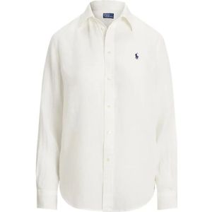 Polo Ralph Lauren, Blouses & Shirts, Dames, Wit, L, Casual Overhemd