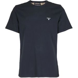Barbour, Tops, Heren, Blauw, L, Katoen, T-Shirts