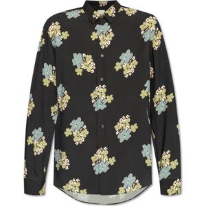 Paul Smith, Overhemden, Heren, Blauw, L, Shirt met bloemenpatroon