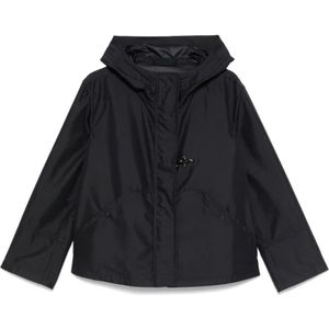 Fay, Jassen, Dames, Blauw, M, Polyester, Blauwe Parka