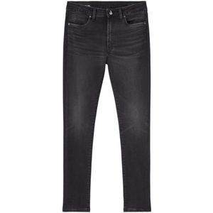 Dondup, Jeans, Dames, Grijs, W31, Katoen, Iris Super Skinny Five-Pocket Jeans