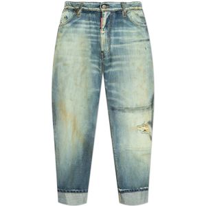 Dsquared2, Jeans, Heren, Blauw, L, Katoen, Jeans Big Brother