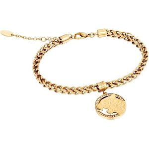 Roberto Cavalli, Accessoires, Dames, Geel, ONE Size, Panter Charme Mode Armband