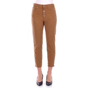 Dondup, Broeken, Dames, Bruin, W29, Katoen, Bruine Geknoopte Broek