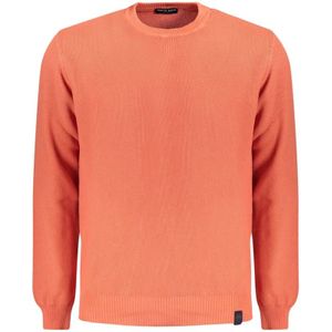 North Sails, Truien, Heren, Roze, 2Xl, Katoen, Roze Katoenen Ronde Hals Sweater