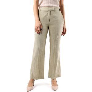 Marella, Broeken, Dames, Groen, M, Elegante Broeken voor Vrouwen