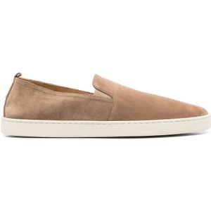 Henderson Baracco, Schoenen, Heren, Beige, 41 1/2 EU, Beige Elastische Zijpanelen Platte Zool Schoen