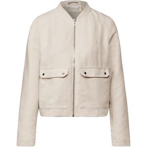 Street One, Jassen, Dames, Beige, M, Polyester, Cord Blouson Jas