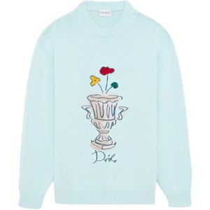 Drole de Monsieur, Truien, Heren, Blauw, L, Mesh Vaas