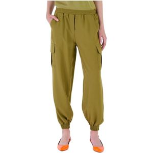Silvian Heach, Broeken, Dames, Groen, M, Polyester, Trainingsbroeken