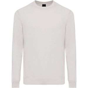 add, Truien, Heren, Beige, M, Katoen, Ronde Hals Katoenen Trui