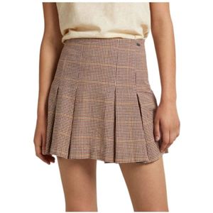 Pepe Jeans, Rokken, Dames, Veelkleurig, L, Katoen, Tijdloze Kirsten Rok