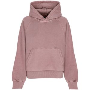 Carhartt Wip, Sweatshirts & Hoodies, Dames, Roze, M, Katoen, Cropped Hoodie met Kangoeroezak